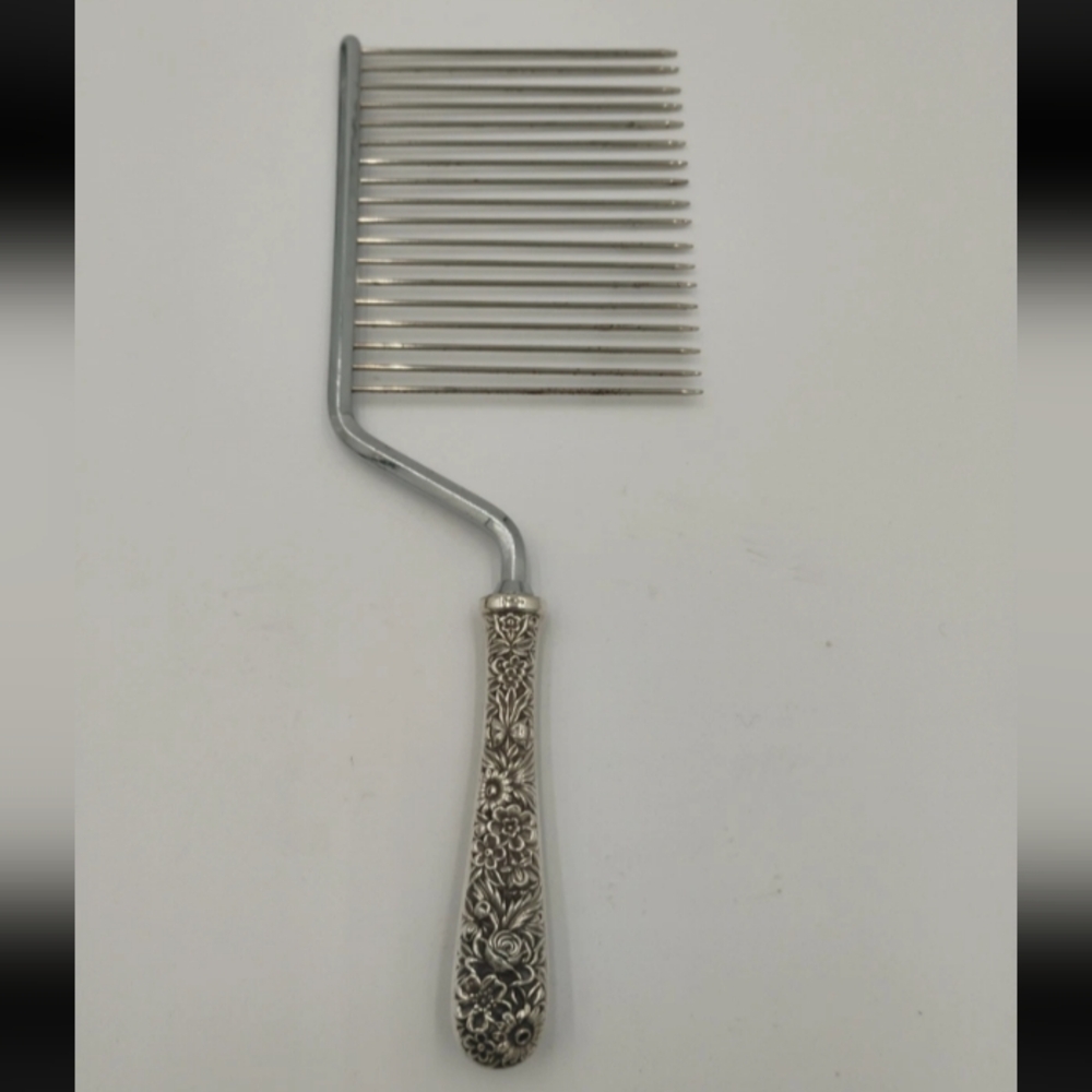 Kirk Repousse Cake Breaker Sterling Silver Handle